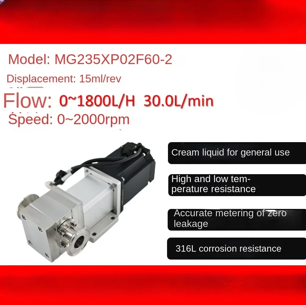 

MG235XP02F60-2 Square Pump Magnetic Drive Gear Pump Stainless Steel