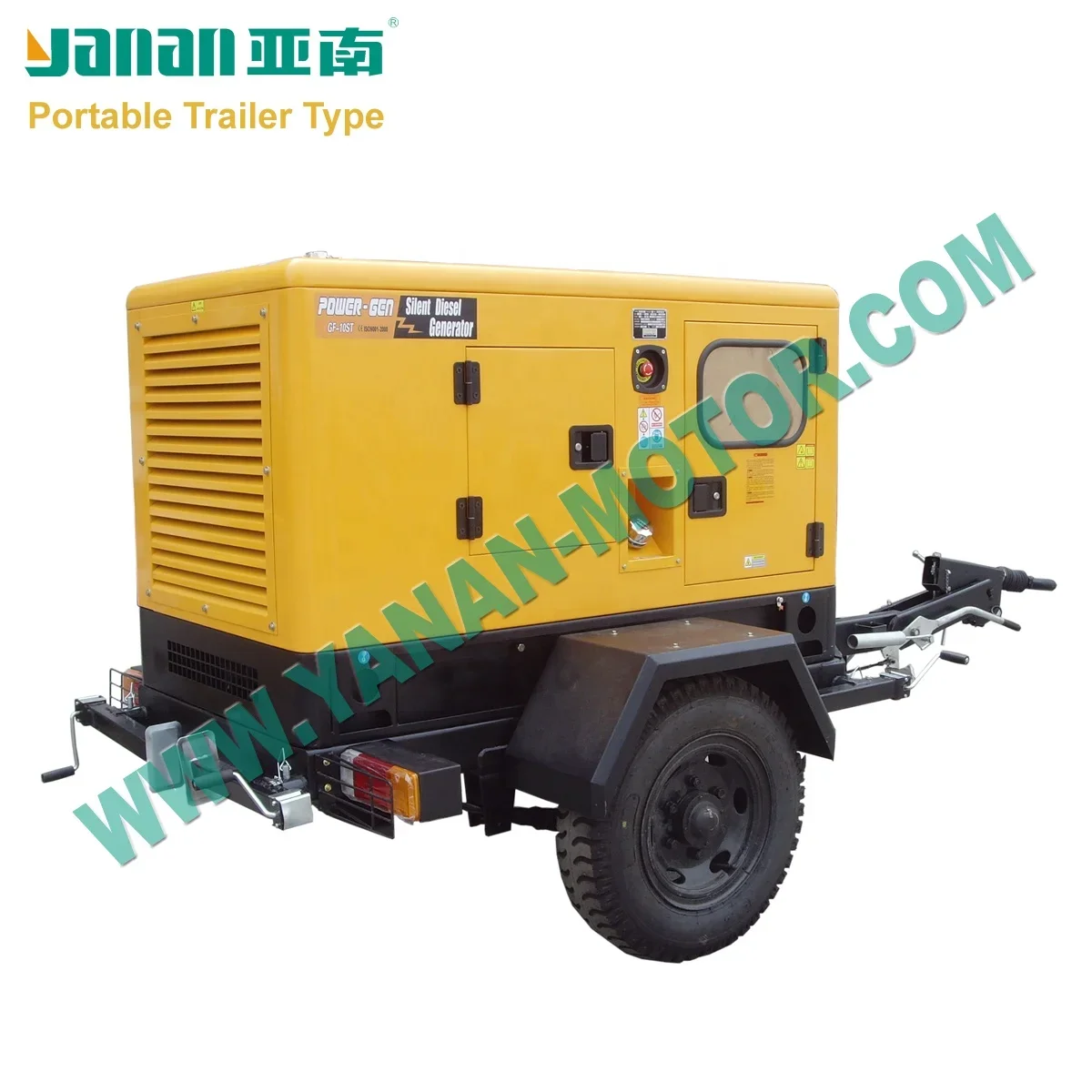 Portable Trailer Diesel Generator Price 30kw Silent Power Free Energy Generator Set For Home