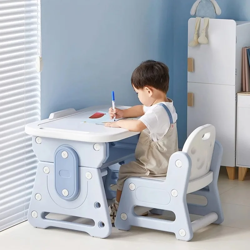 

Children Furniture Sets Flexible Study Table and Chair, Low Age 5-16 Study Desk/