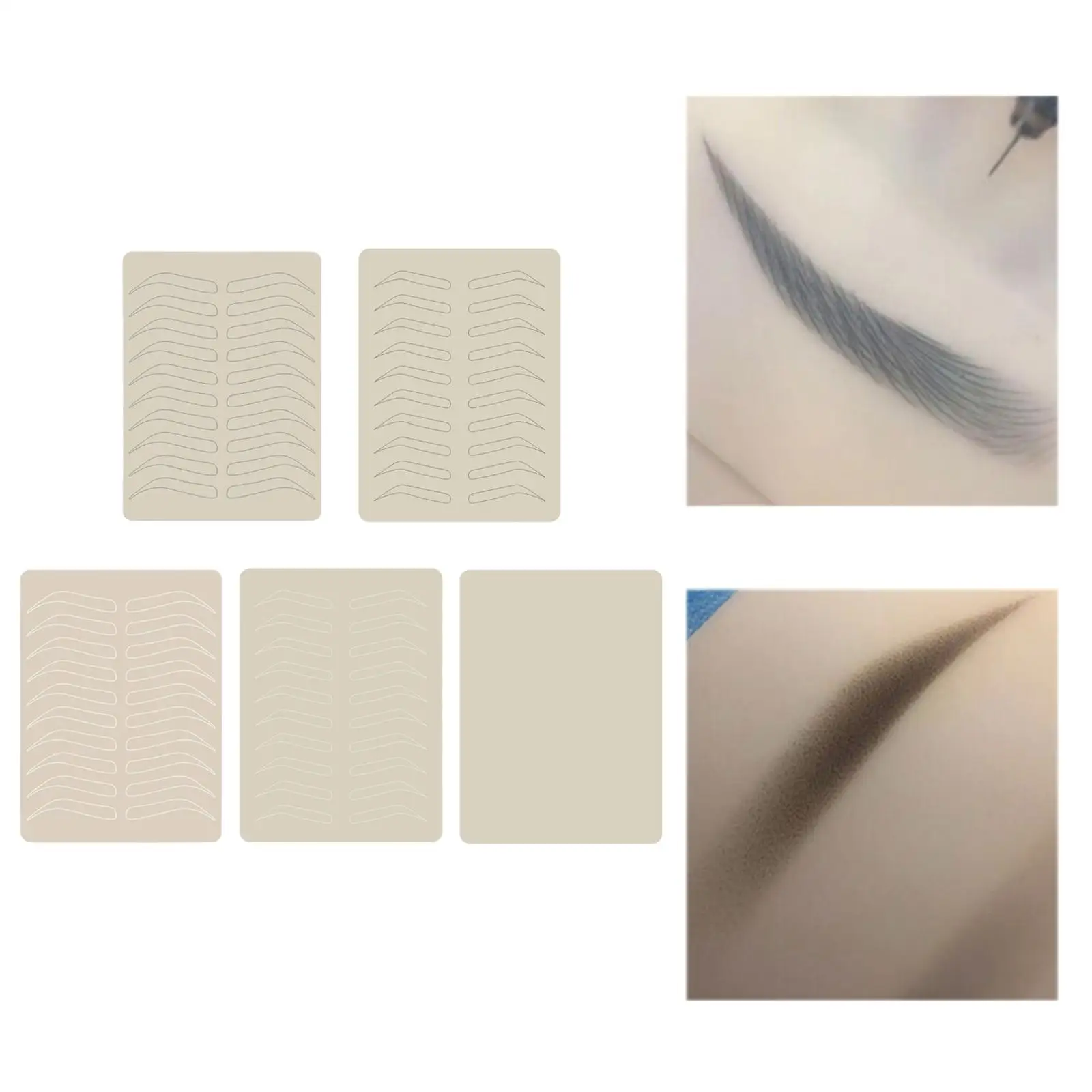 Практика микроблейдинга Кожа Нет нужны чернила Обучение коже бровей