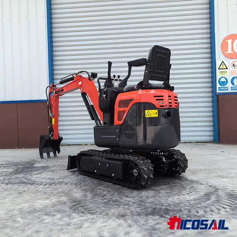 High Performance Compact Mini Excavator - EPA Approved for Small Construction, Family Farms, Orchards & Animal Husbandry
