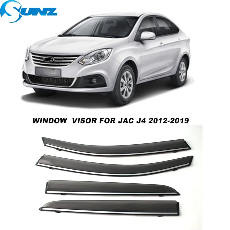 

Side Window Visor For JAC J4 2012 2013 2014 2015 2016 2017 2018 2019 Car Side Wind Deflectors Vent Visors Sun Wind Rain Shield