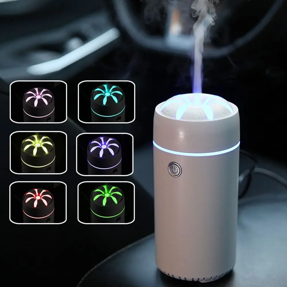 

100 мл портативный ультразвуковой аппарат для ароматерапии воздуха мини-автомобиль домашний диффузор эфирного масла цветной свет USB