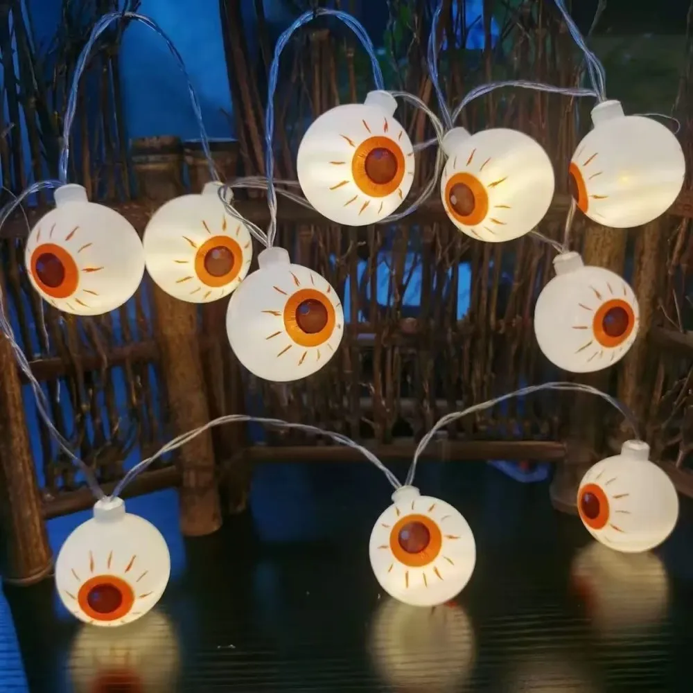3M Halloween Kürbis Lichterketten Kürbis Laterne Batteriebetriebene LED Lichterkette für Party Urlaub Horror Atmosphäre Dekor