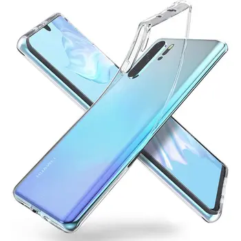 Genomskinligt ultratunt silikonskal för Huawei P50 P40 P30 P20 P10 Lite Pro Plus mjukt bakstycke transparent skal för P30 P40 Lite E 6 best sales Huawei p30 pro case - №2