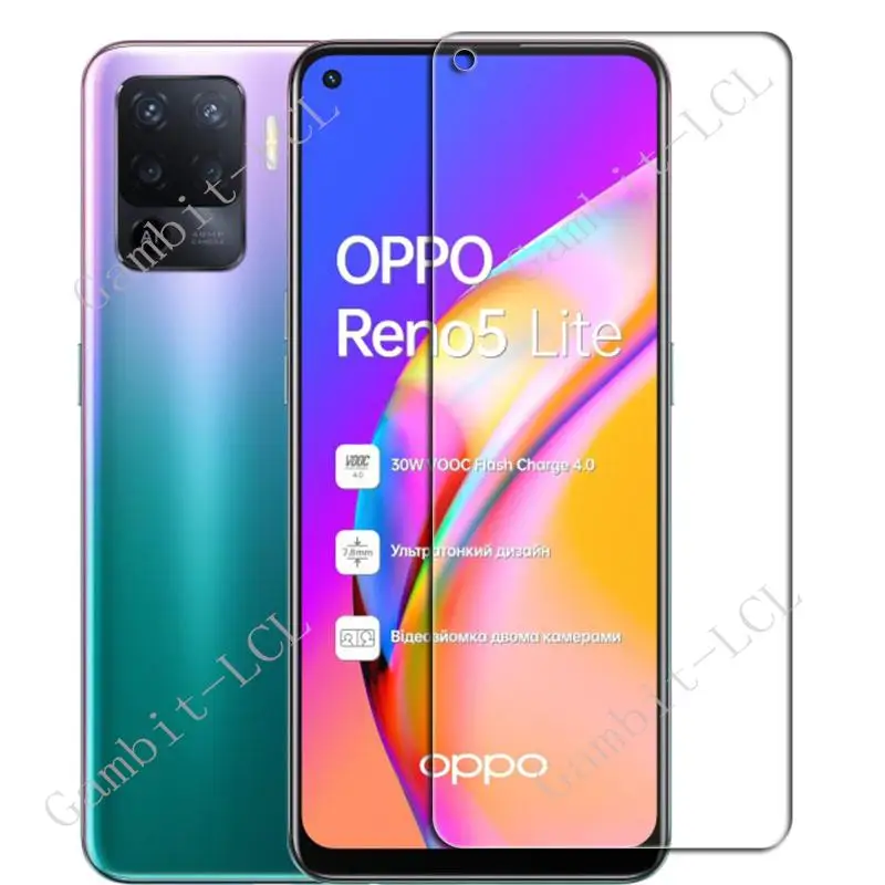 4PCS For OPPO Reno5 4G 5G  Screen Protective Tempered Glass On Reno 5 A K F Z 5Lite Reno5Lite Reno5Z Protection Cover Film