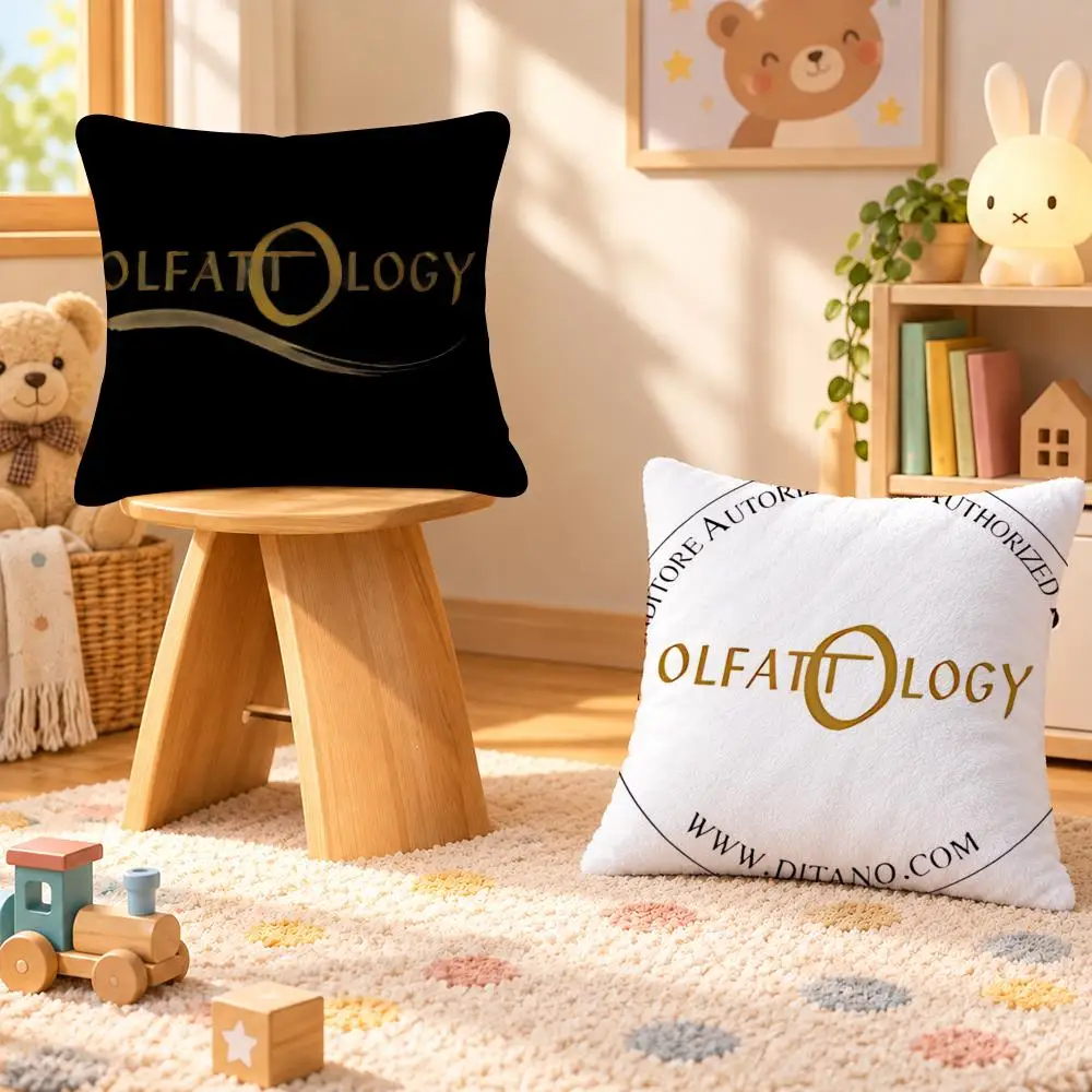 Perfume Olfattology Niche Fragrance Decor Cushion Cover Personalized Decorative Living Room Home Sofa Bedroom Office Car Decor