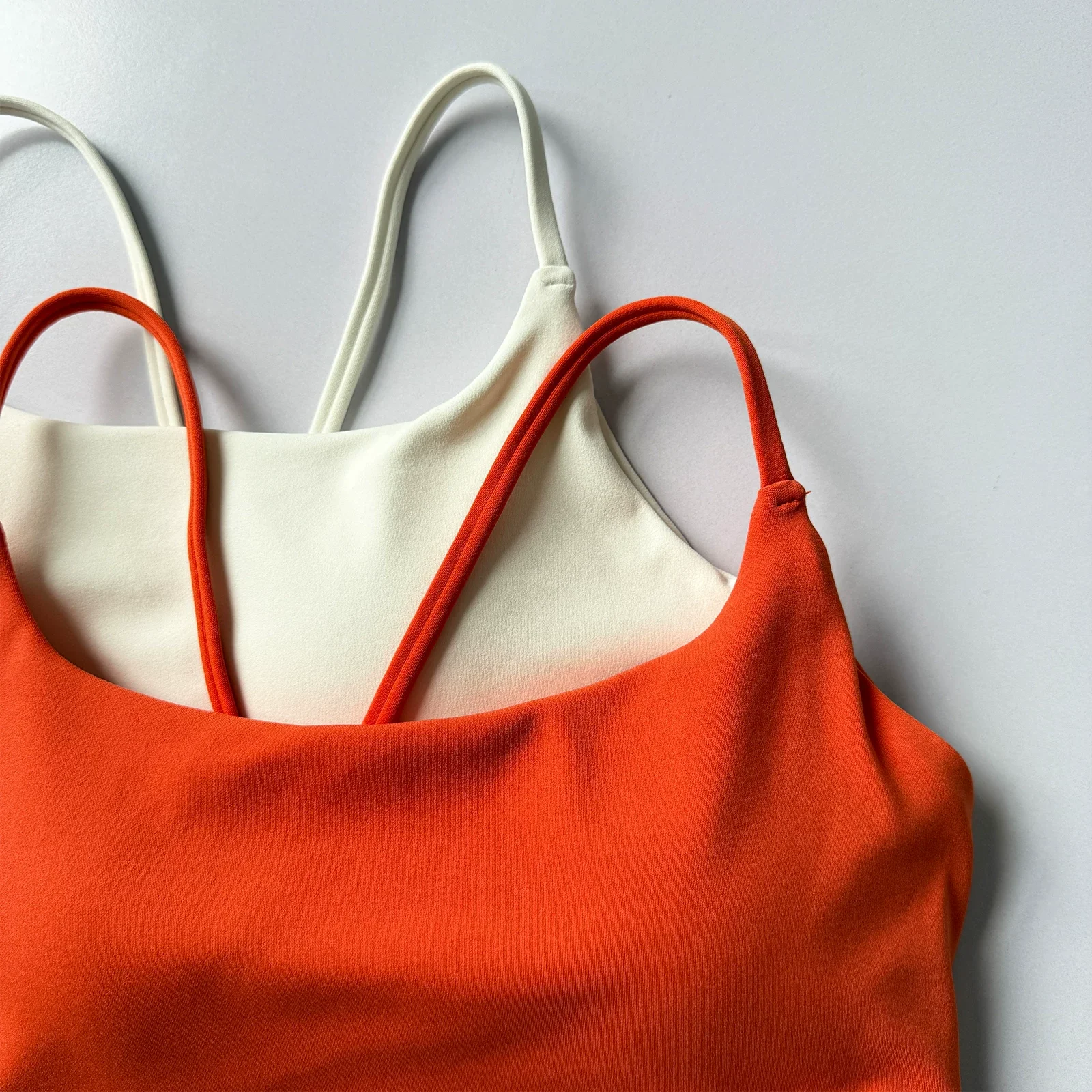 Stoßfestes Sport-BH für Damen mit Polstern, schnelltrocknend, atmungsaktiv, Yoga-Tanktop, Pilates-Trainings-BH, Fitness-BH – Detail 7