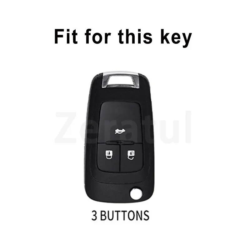 3 Buttons TPU Car Key Cases Cover For Chevrolet Cruze Aveo Trax Sail Malibu Opel Astra Corsa Meriva Zafira Vauxhall Antara J