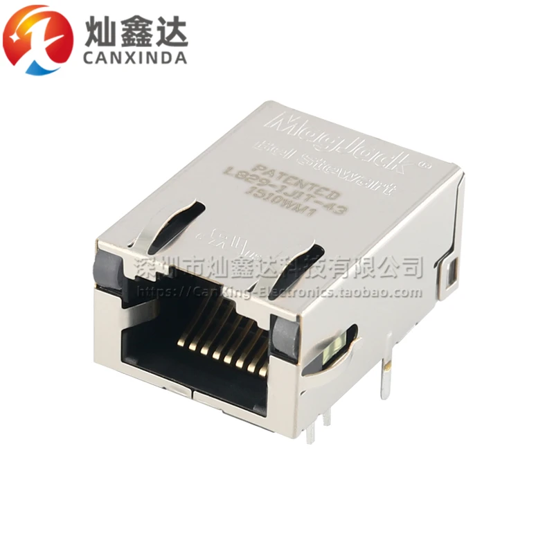 Imagem -03 - Original Novo Importado Rj45 Conector de Interface de Rede com Luz Peças L8291j1t L829-1j1t43