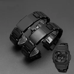 Watch accessories For Casio G-SHOCK Plastic Steel Watch Strap GW-M5610 DW6900 DW5600 DW9600 Waterproof Watch Strap 16mm