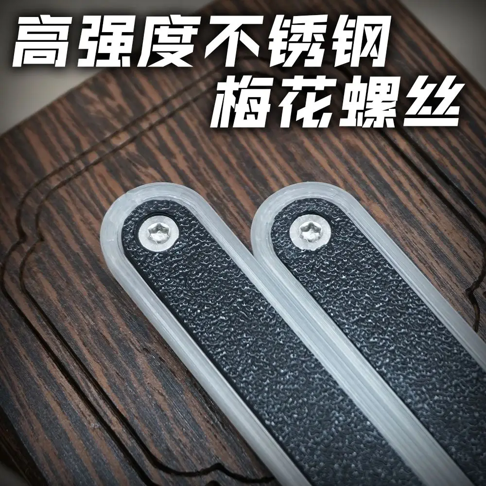 Fidget spinner fidget EDC transparent version push card decompression toy unlimited 3D printing direct push magnetic detachable