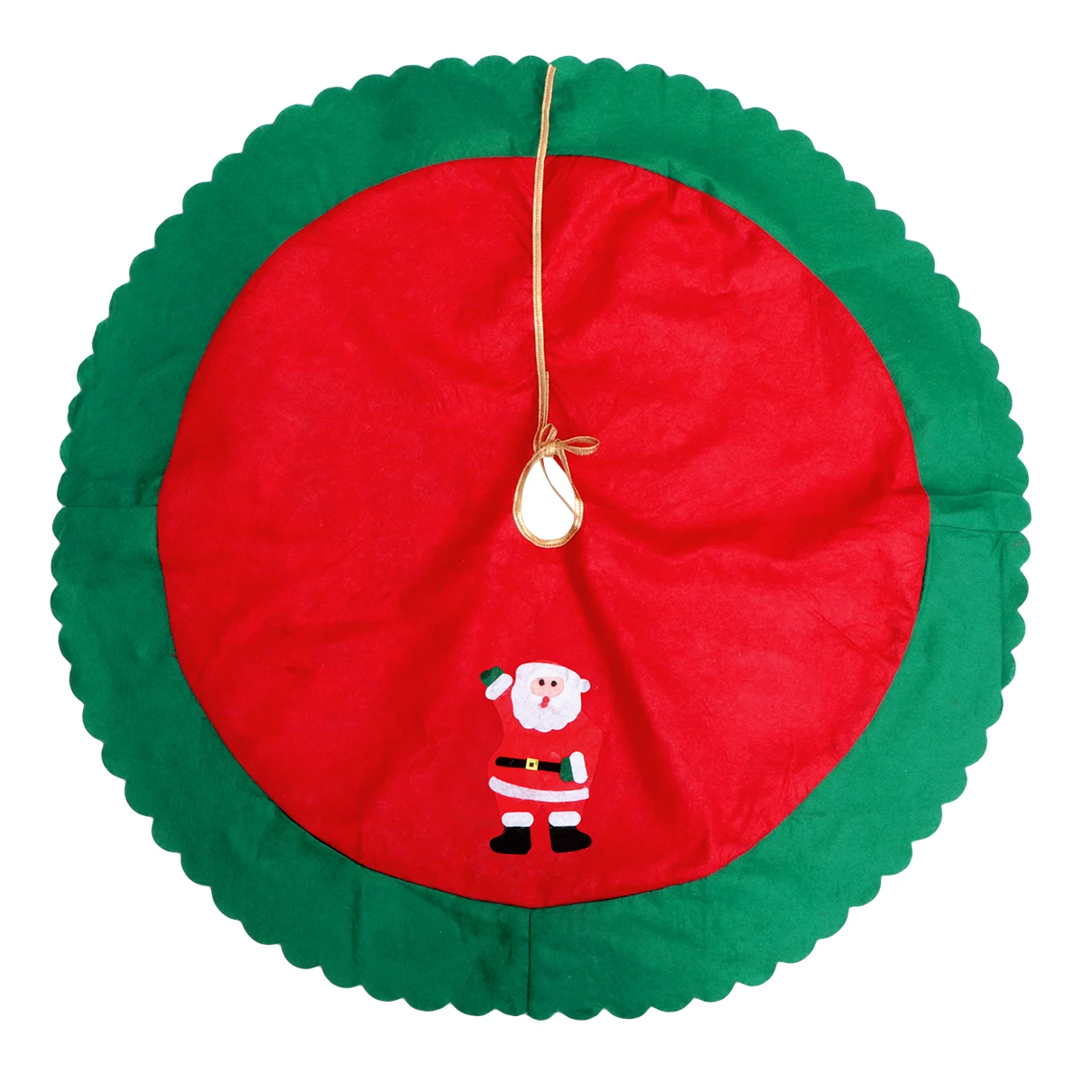 

1pc Christmas Skirt Xmas Apron Tree Bottom Cover Festive Holiday Decoration Party Tree Skirt Carpet Accessory
