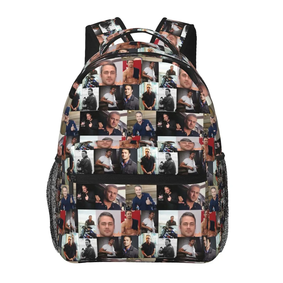 Taylor Kinney Or Kelly Severide Backpacks Boys Girls Bookbag Students School Bags Laptop Rucksack Shoulder Bag Large Capacity