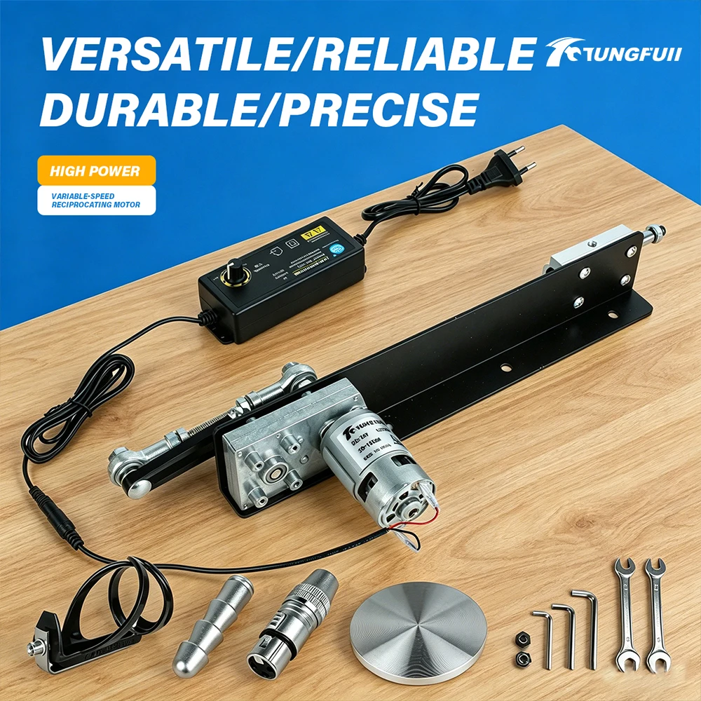 24V DC Reciprocating Linear Actuator 3-15CM Stroke Telescopic Push Pull Motor Complete Kit For DIY Automation Machinery