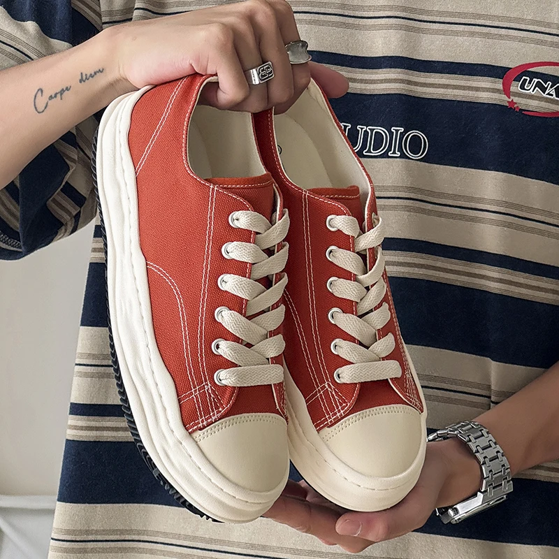 

Men's Shoes 2025 New Low Top Thick Sole Height Increasing Casual Shoes Fashion Trend Korean Version Sports Board Shoes