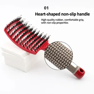 High cute cute skull rib comb, girls style artifact, meridian massage, air cushion, home comb 8 Main Sales comb - №4