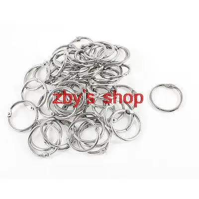 

50 шт. скобы для книг, внешний диаметр 30 мм, брелок с кольцом вкладышем