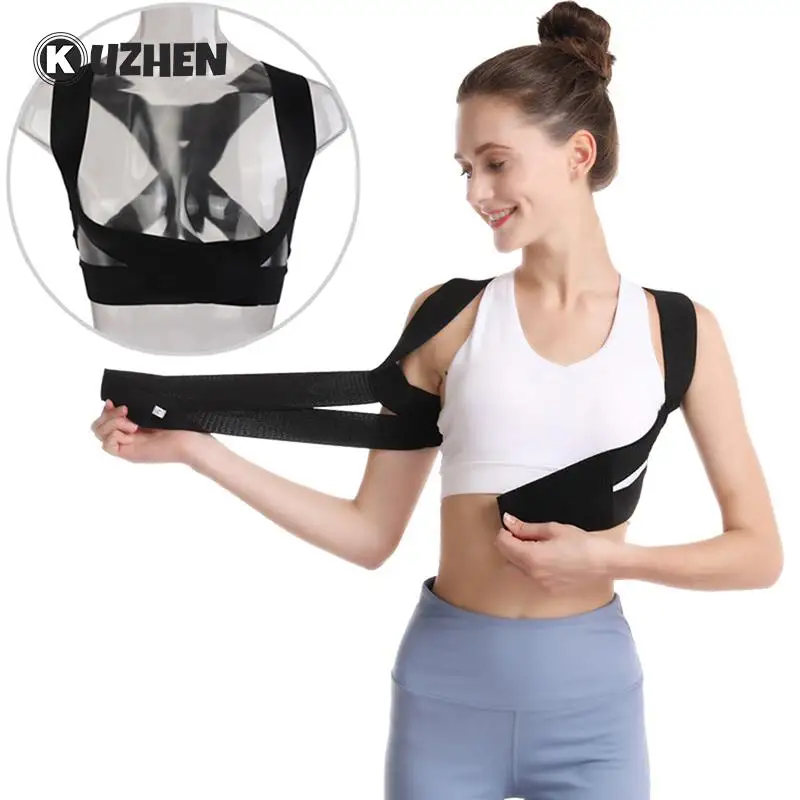 Chest Posture Corrector Invisible Body Shaper Women Adjustable Elastic Back Support Belt Shoulder Brace Body Shaper Corset