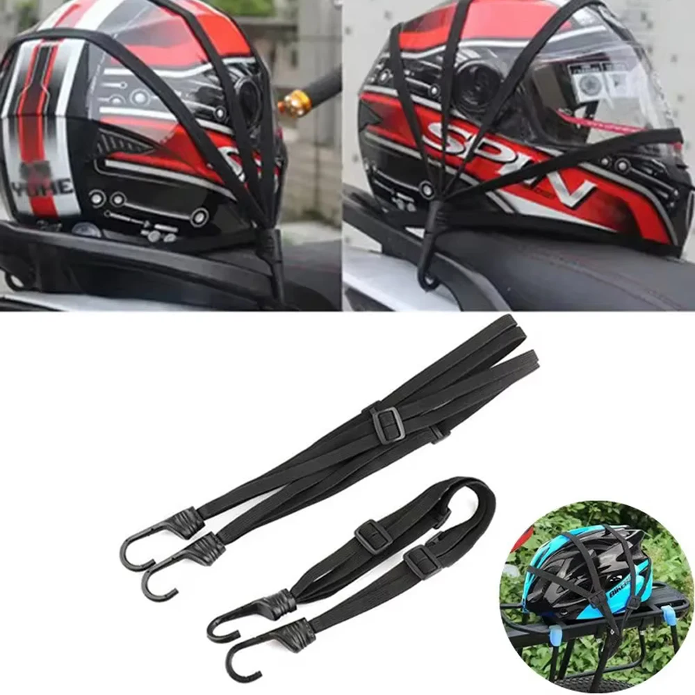 

Outdoors Motorcycle Luggage Strap Moto Helmet Gears Fixed Elastic Buckle Rope High-Strength Retractable Protective