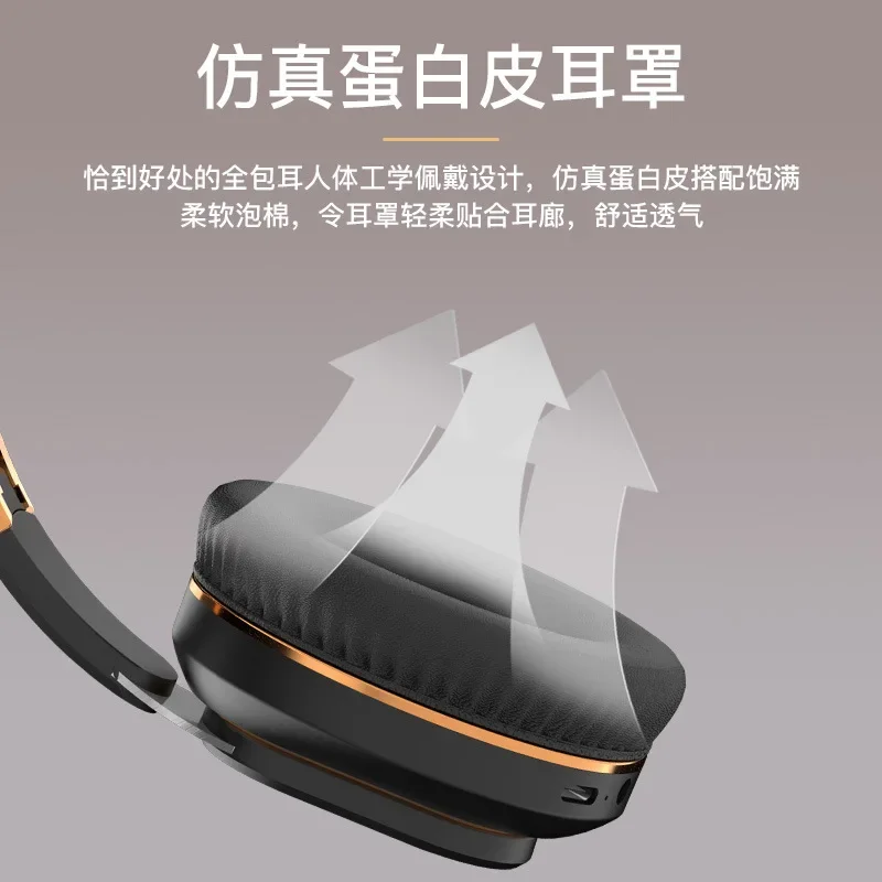 XIAOMI H7 Wireless Headphones Foldable HIFI Headset Noise Cancelling TF Card Earphone with Mic For iPhone Game Earbuds