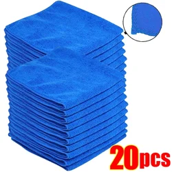 1-20Pcs Microfiber Towels Car Wash Drying Cloth Towel Household Cleaning Cloths Auto Detailing Polishing Cloth Home Clean Tools