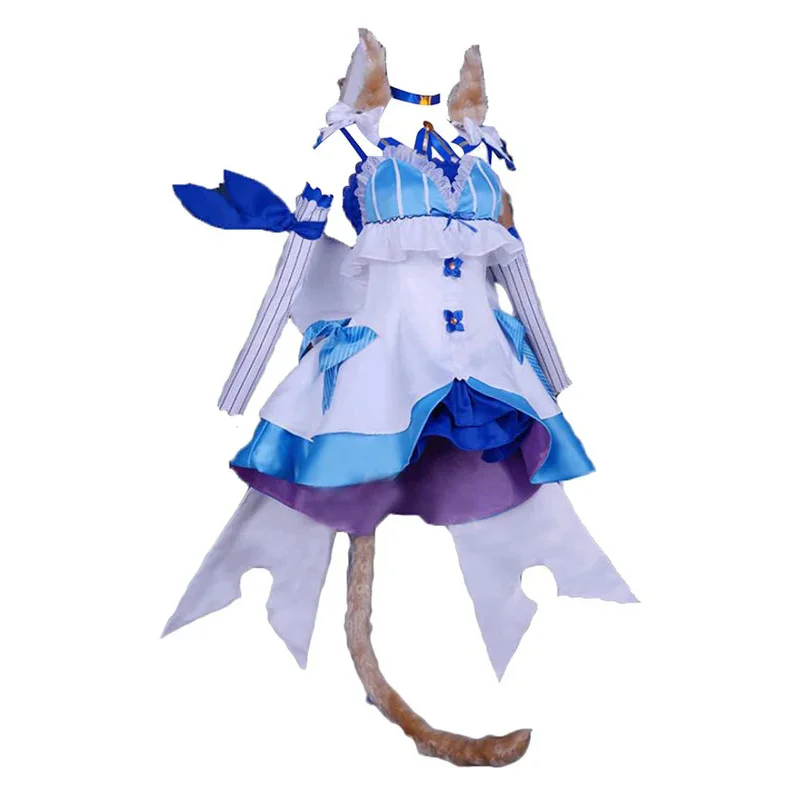 

SingXeng Anime Re:Life in a Different World from Zero Re:Zero Felix Argyle Cosplay Costume with Socks Ears Tail Customize