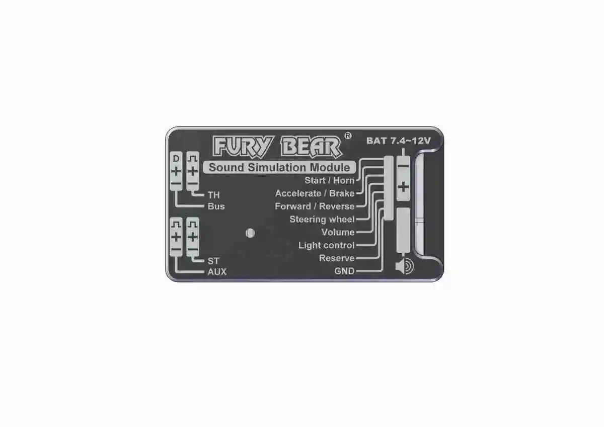 شاحنة Scaleclub Tamiya 1/14 برأس الطين شاحنة قلابة هيدروليكية ouka مجموعة صوت الدب الغاضب 3t #4