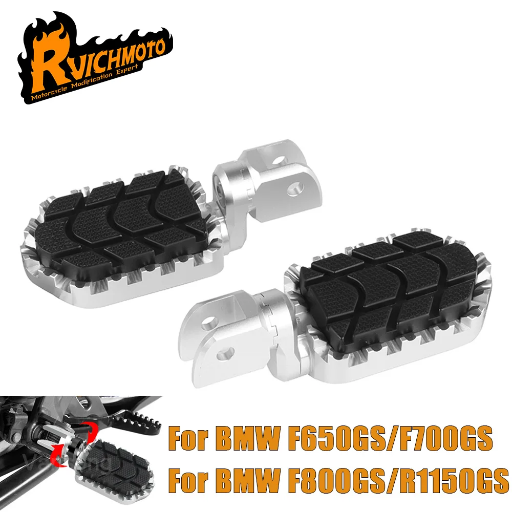 Reposapiés de andamio GS1200 para motocicleta, clavijas para BMW R1200GS R nine T Scrambler R1100GS R1150GS 99-03 F800GS F650GS F700GS