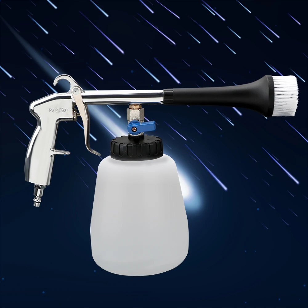 1L 6-9.2 Bar 3 Types EU/JP/US Portable Car interior & Exterior Deep Cleaning Tool High Pressure Washer Car Cleaning Foam Tool