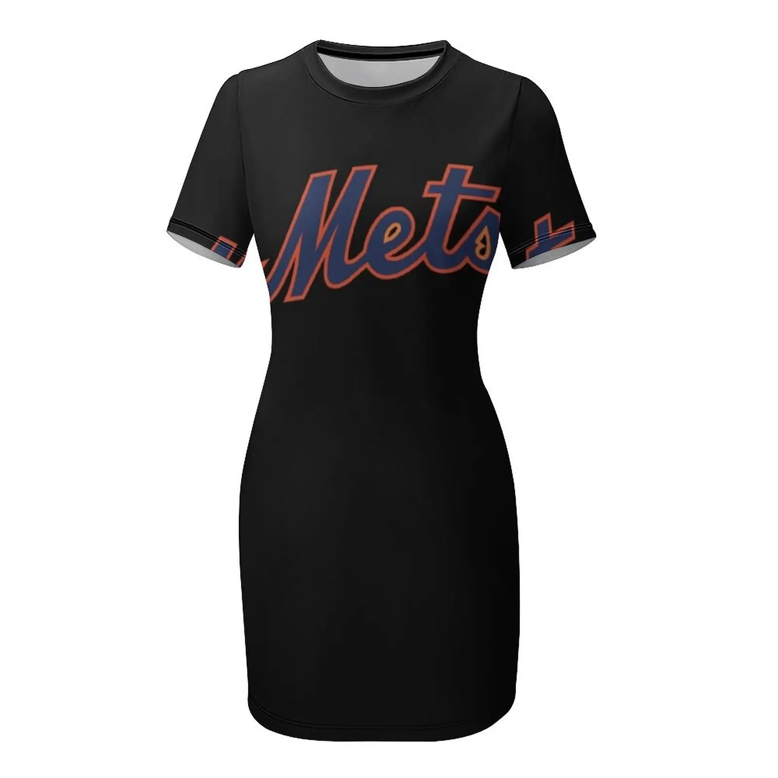 Mets-NY Classic T-Shirt Short Sleeved Dress clothes for woman sensual sexy dress for women Dress