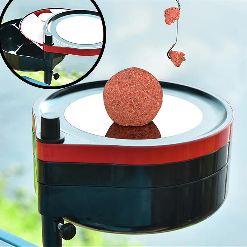 Fishing Feeder Box with Magnetic Absorption Hook, Strong Magnetic Force, One-Line Drawing Plate