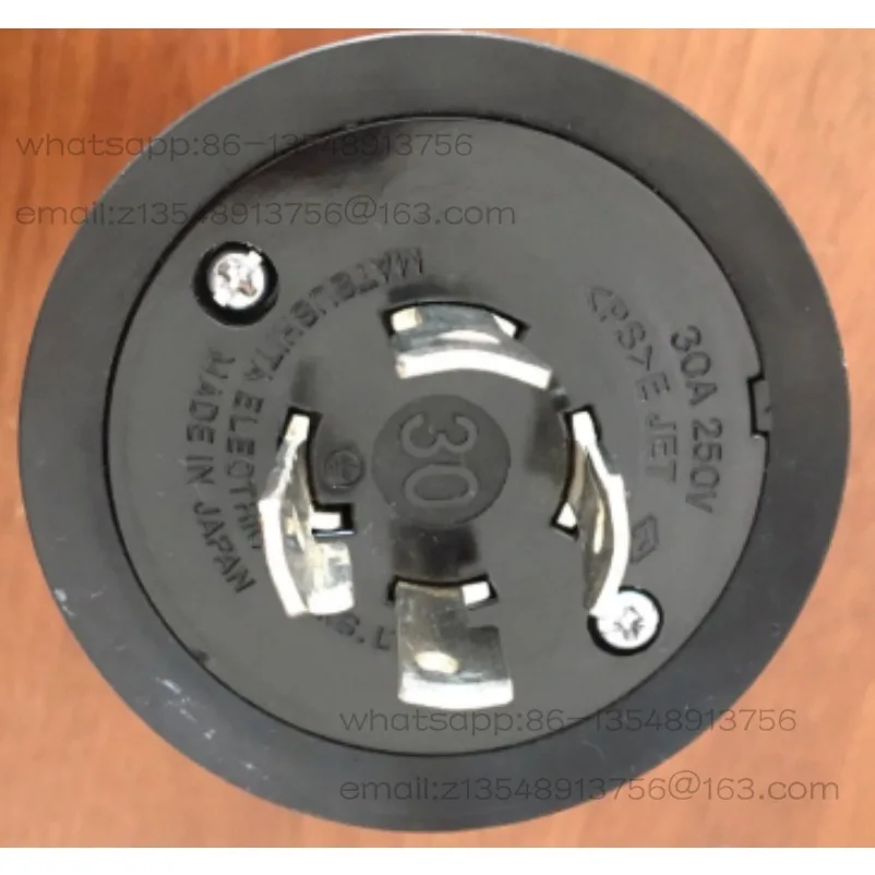Plug WF8430 Push-up Rainproof Rubber  30A Industrial Plug Motor Plug