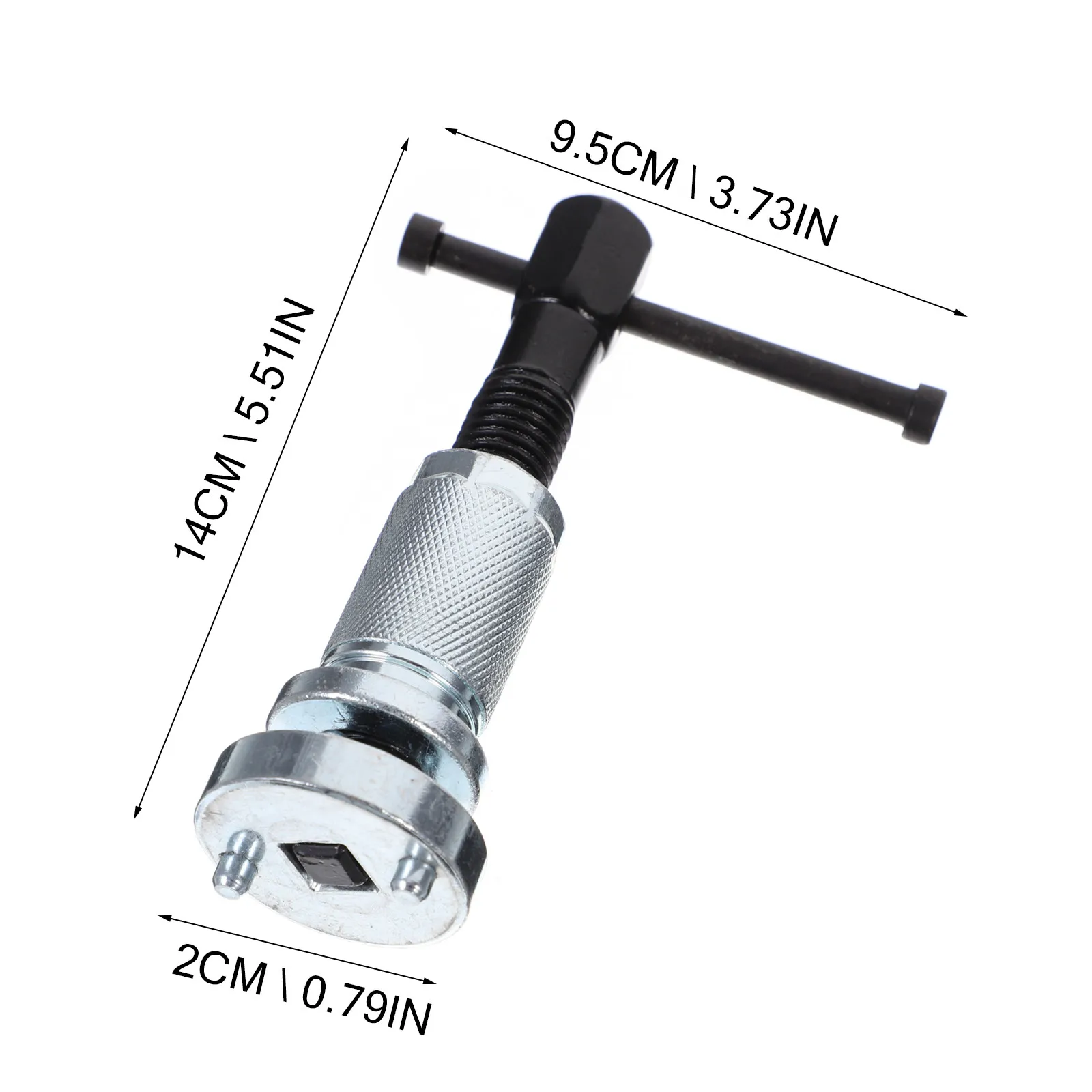 Brake Caliper Compression Tool with Sliding Rod Left Right Adjustment Uniform Thread Force Caliper Piston Tool for Car Brake Pad