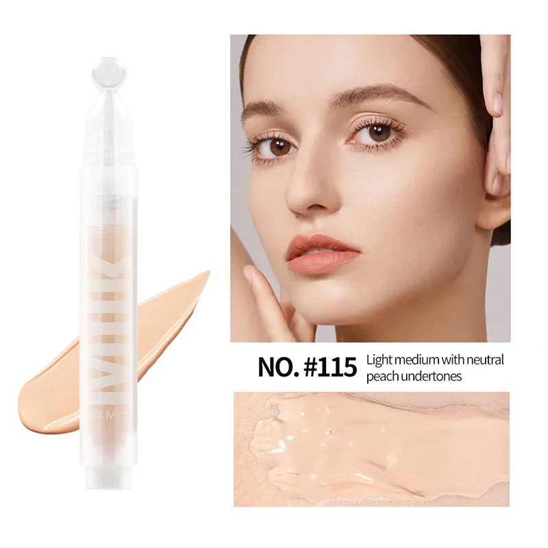 Originele Merk Vloeibare Concealer Foundation Huid Tone Repareren Olie-Controle Lange Tijd Hydratatie Niet Gemakkelijk Te Verwijderen Make-Up