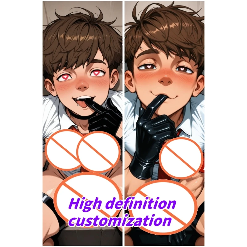 

Dakimakura Anime Gay Shirt Boy Double-sided Print Life-size Body Pillow Cover Bedding Gifts
