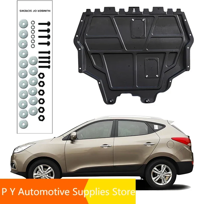 For Hyundai IX35 2010-2021 2011 Engine Base Guard Shield Splash Mud Flap Gear Box Under Fender Cover Board Plate Accessories