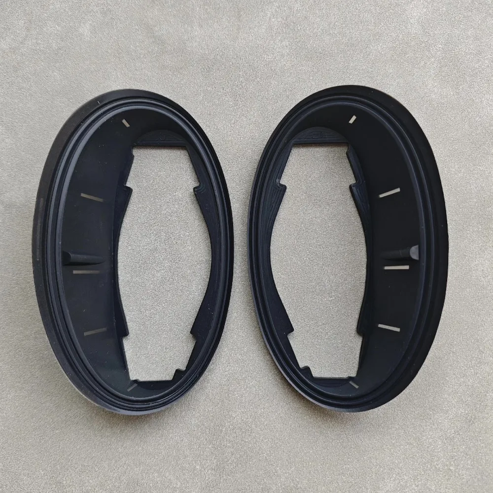 2 Pcs Side Mirror Trim For BMW Mini R55 R56 R57 R58 R59 Rearview Mirror Gasket Reverse Mirror Base Sealing Ring Base Rubber