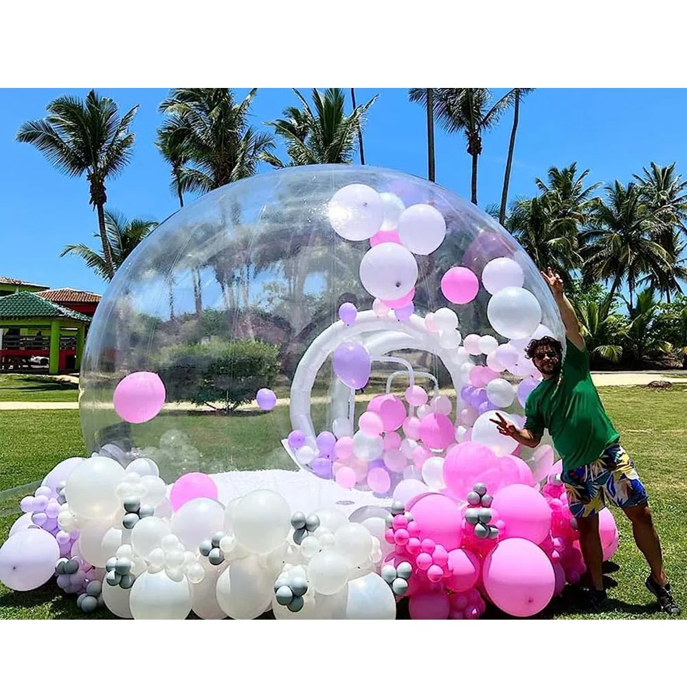 

Bubble Balloon Fun House Dia 3m Inflatable Bubble Tent Balloons Outdoor Trans Transparent Inflatable clear Balloon Dome Tent in