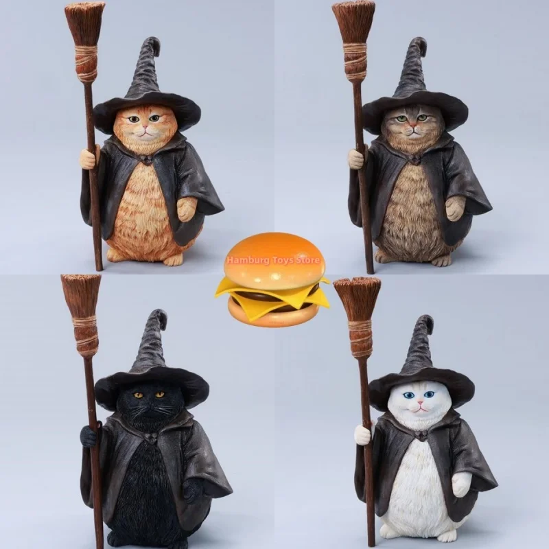 

JXK Wizard Cat JXK-CS02 Static Animal Model Figures Adapted To 12-inch Statue Figures Collection Gifts
