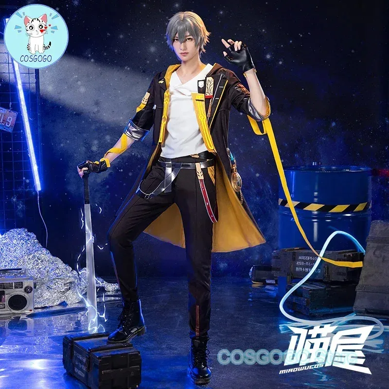 COSGOGO Game Honkai: Star Rail Trailblazer Caelus أزياء تنكرية للهالوين ملابس تناسب الزي الرسمي للرجال Caelus Honkai Cospaly #1
