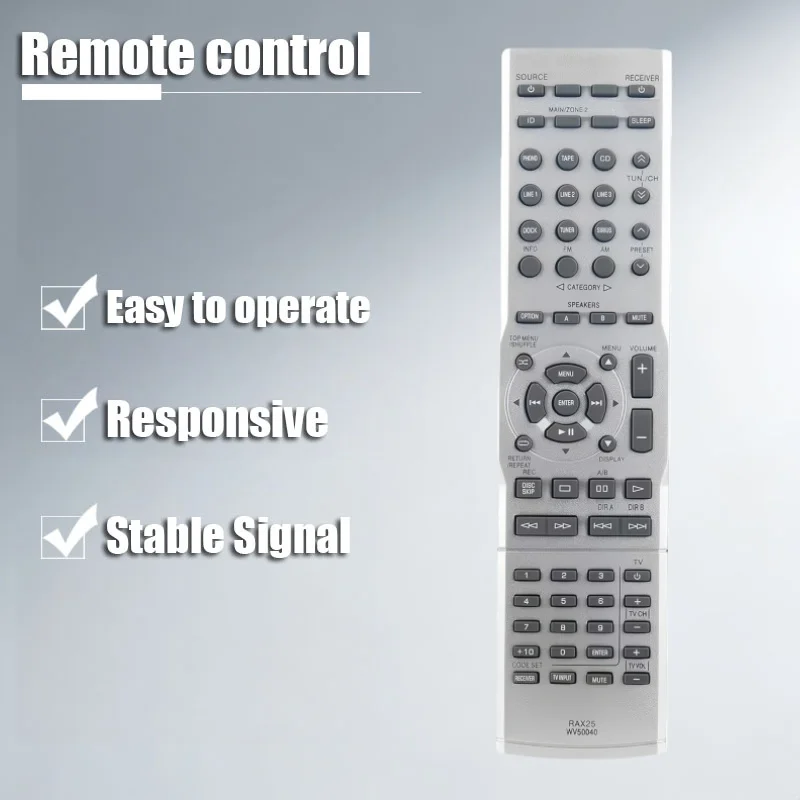 New Remote Control For YamahaZH44540 R-N500 R-S500BLRAS9Sound Stereo Receiver