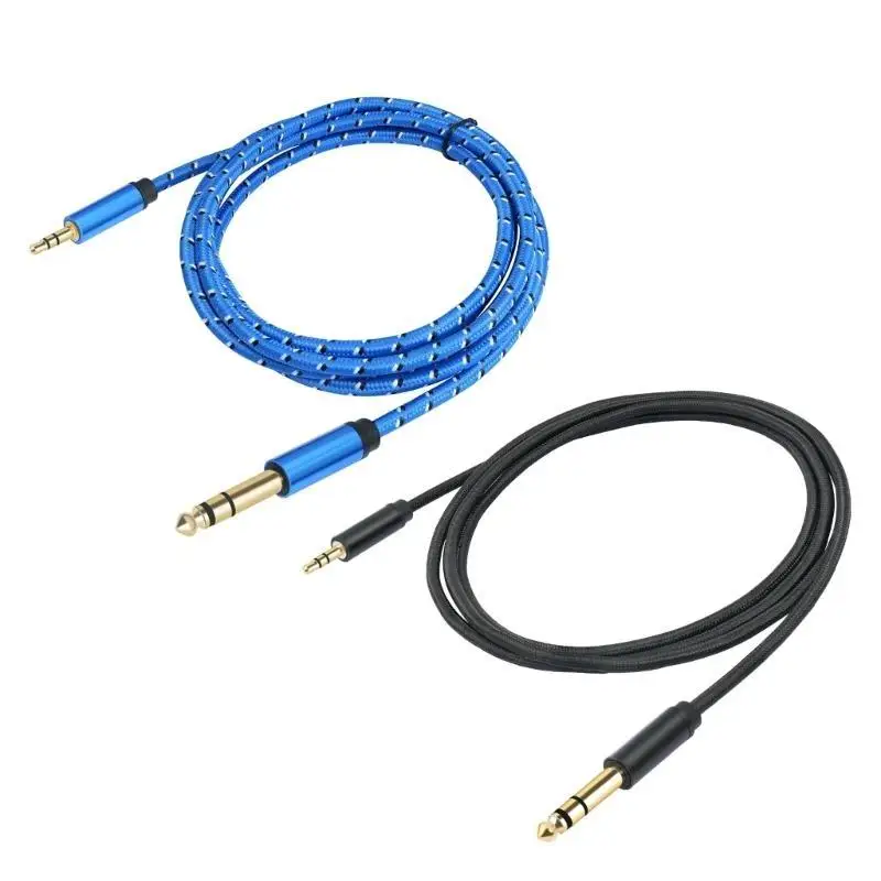 Y1UB 3.5 مللي متر إلى 6.35 مللي متر كابل ثنائي الاتجاه كابل ذكر إلى كابل ذكر للجيتار الكهربائي #3
