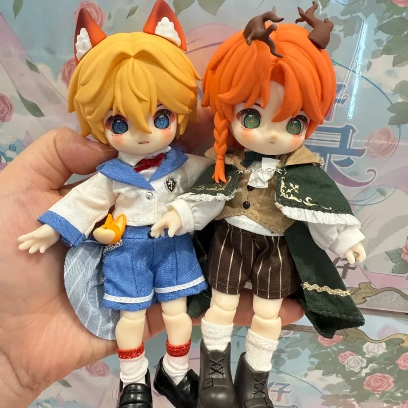 

New Authentic Nagi Beast Fifth Generation Fantasy Record Series Mjd Blind Box Bjd Joint Movable Doll 12 Point Baby Handmade Gift