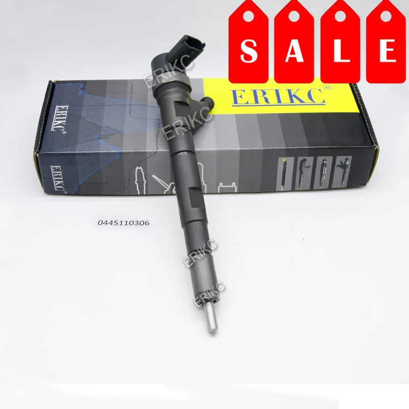 

ERIKC Auto Parts Fuel Injector 0445110306 Diesel Fuel Injection 0 445 110 306 Engine Spare Parts Nozzle 0445 110 306 for HYUNDAI