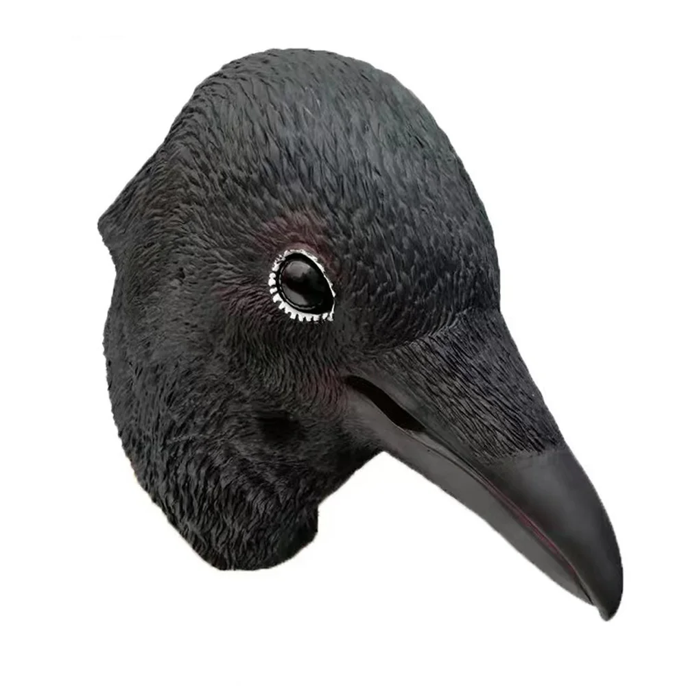 Halloween Raven Bird Mask Cosplay Animal Devil Crow Full Head Masks Helmet Halloween Carnival Party Costume Props