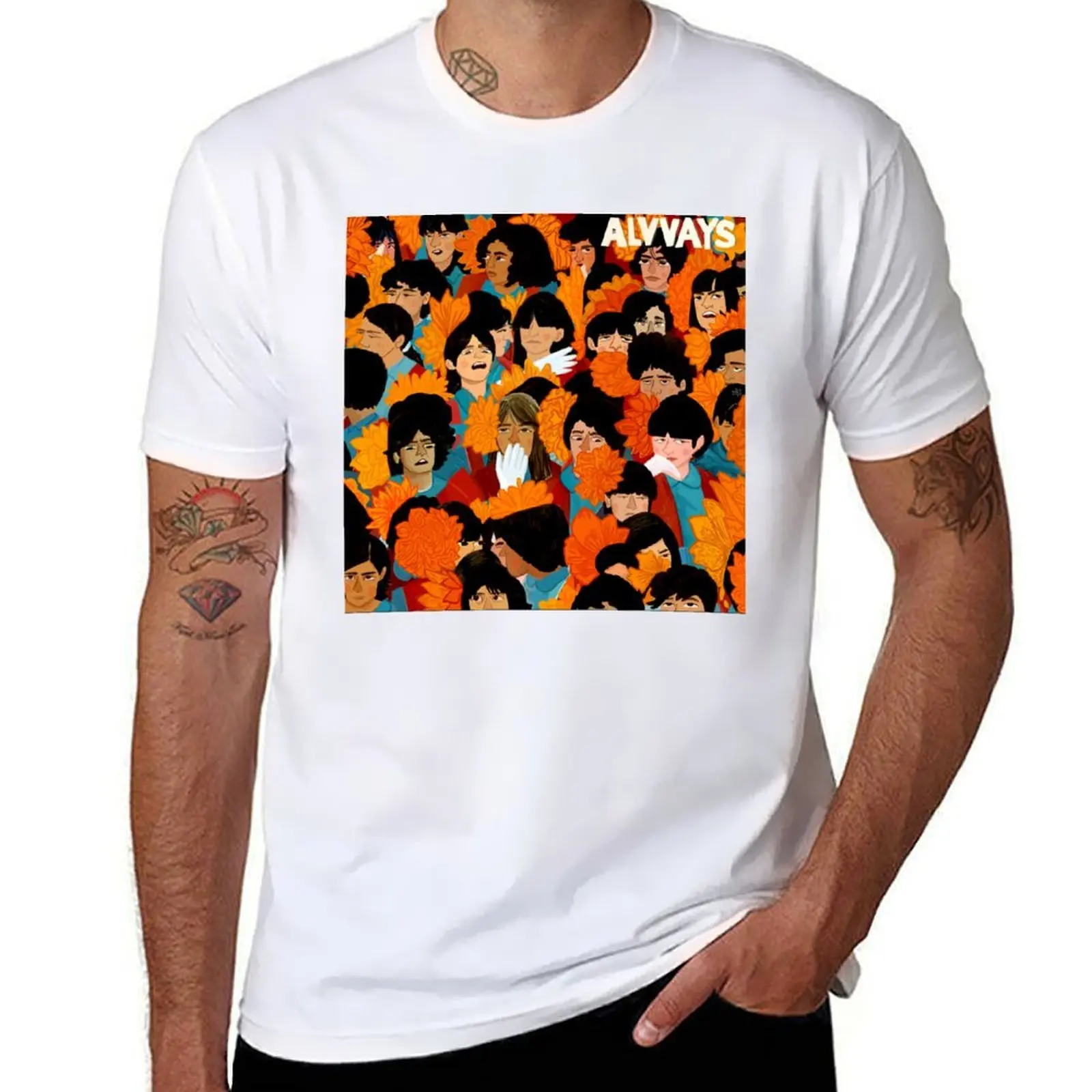 

People Holding Flowers - Alvvays T-Shirt t shirts designer t shirt men 100% cotton luxury brand T-Shirt