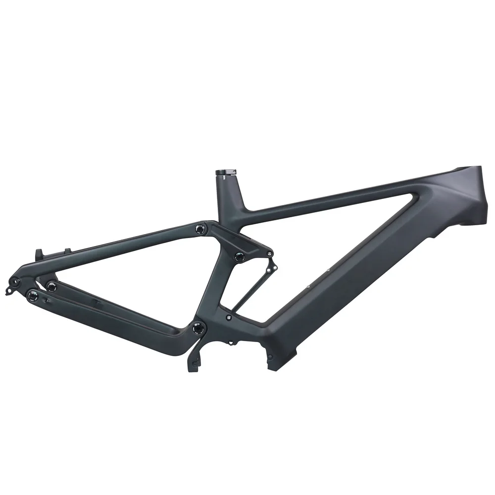 

29er Suspension E-MTB Bike Carbon Frame E69 Compatible With Bafang M510 M500 M600 Mid Motor