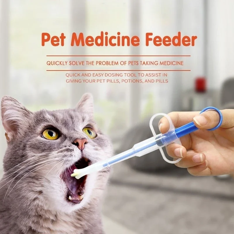 Milk Dog Kitten Kitten and Kitten Feeding Device Needle Push Type Pet Feeding Device Universal Pet Feeding Supplies Accessories