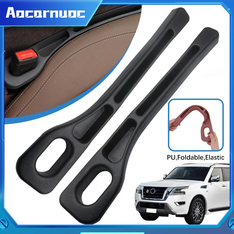 

For Nissan Patrol Y61 Y62 2000 2012 2013 2014-2022 Car Seat Gap Filler Between Seats Crevice Decoration Interior Accessories